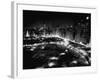 Lights in and around Cenral Park at Night-Vincent Lopez-Framed Photographic Print