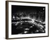 Lights in and around Cenral Park at Night-Vincent Lopez-Framed Photographic Print