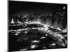 Lights in and around Cenral Park at Night-Vincent Lopez-Mounted Photographic Print