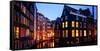 Lights of Amsterdam, The Netherlands, Europe-Karen Deakin-Framed Stretched Canvas