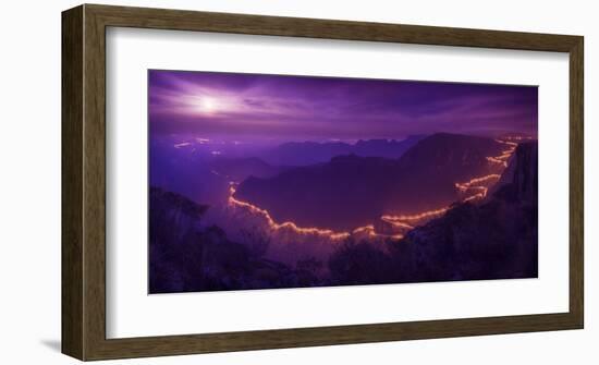 Lights Of The Night-Raphael Sombrio-Framed Giclee Print