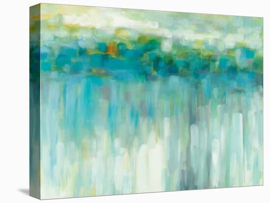 Lights on the Beach-Karen Lorena Parker-Stretched Canvas