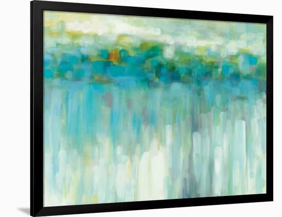 Lights on the Beach-Karen Lorena Parker-Framed Art Print