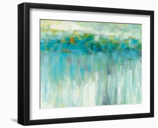 Lights on the Beach-Karen Lorena Parker-Framed Art Print