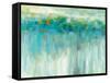 Lights on the Beach-Karen Lorena Parker-Framed Stretched Canvas