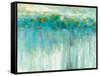 Lights on the Beach-Karen Lorena Parker-Framed Stretched Canvas