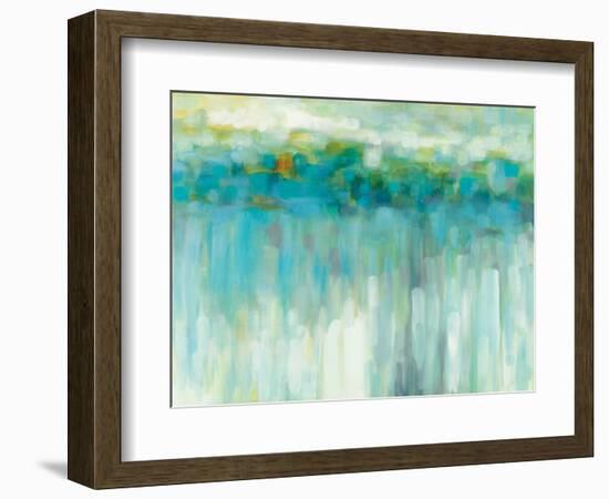 Lights on the Beach-Karen Lorena Parker-Framed Art Print