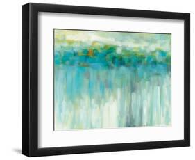 Lights on the Beach-Karen Lorena Parker-Framed Art Print