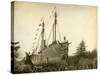 Lightship Beached at McKenzie Head, 1899-1901-J.F. Ford-Stretched Canvas