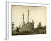 Lightship Beached at McKenzie Head, 1899-1901-J.F. Ford-Framed Giclee Print