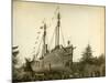 Lightship Beached at McKenzie Head, 1899-1901-J.F. Ford-Mounted Giclee Print