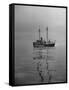 Lightship "Nantucket" Riding Anchor Near Quicksand Shallows to Warn Away Other Ships-Sam Shere-Framed Stretched Canvas