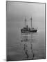 Lightship "Nantucket" Riding Anchor Near Quicksand Shallows to Warn Away Other Ships-Sam Shere-Mounted Photographic Print