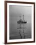 Lightship "Nantucket" Riding Anchor Near Quicksand Shallows to Warn Away Other Ships-Sam Shere-Framed Photographic Print