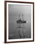 Lightship "Nantucket" Riding Anchor Near Quicksand Shallows to Warn Away Other Ships-Sam Shere-Framed Photographic Print