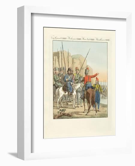 Lighty Russian Irregular Cavalry-null-Framed Giclee Print