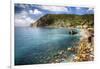 Liguria Coastline At Monterosso Al Mare, Italy-George Oze-Framed Photographic Print