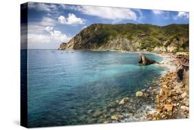 Liguria Coastline At Monterosso Al Mare, Italy-George Oze-Stretched Canvas