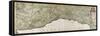 Liguria Region, Map, 1685-null-Framed Stretched Canvas