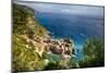 Ligurian Coast View At Vernazza, Italy-George Oze-Mounted Photographic Print