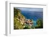 Ligurian Coast View At Vernazza, Italy-George Oze-Framed Photographic Print