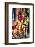 Ligurian Fishing Buoys, Vernazza, Italy-George Oze-Framed Photographic Print