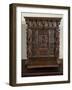 Ligurian or Tuscan with Bambocci Carvings, Interior with Aedicule Niche, Italy, 16th Century-null-Framed Giclee Print