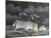 Ligurian Polacca (Mercantile Three-Mast Ship) Italy, 19th Century-null-Mounted Giclee Print