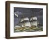 Ligurian Polacca under Windy Conditions, Tempera, 18th Century-null-Framed Giclee Print