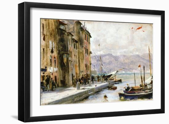 Ligurian Village-Francesco Vinea-Framed Giclee Print