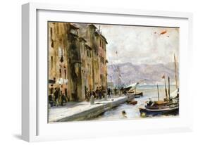 Ligurian Village-Francesco Vinea-Framed Giclee Print