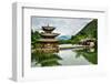 Lijiang China Old Town Streets and Buildings-weltreisendertj-Framed Photographic Print