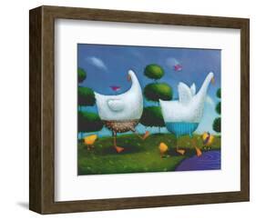 Like Ducks to Water-Rob Scotton-Framed Art Print