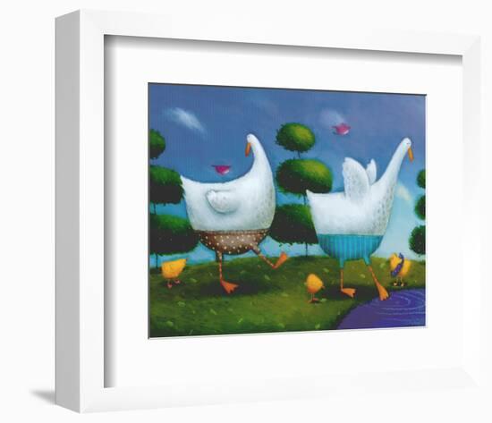Like Ducks to Water-Rob Scotton-Framed Art Print
