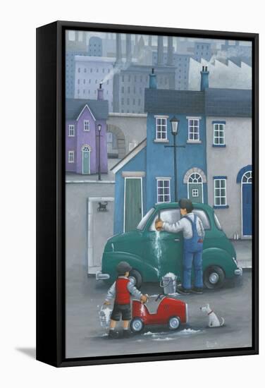 Like Father?-Peter Adderley-Framed Stretched Canvas