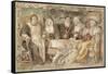 Like to Like (Gelyck By Gelyck), 1640/45-Jacob Jordaens-Framed Stretched Canvas