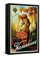 Like Your in the Tropics on a Swing, Kalinkin Beer in Tall Glasses-null-Framed Stretched Canvas