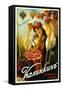 Like Your in the Tropics on a Swing, Kalinkin Beer in Tall Glasses-null-Framed Stretched Canvas