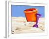 Lil Beach Bucket-Cindy Thornton-Framed Art Print