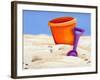 Lil Beach Bucket-Cindy Thornton-Framed Art Print