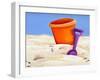 Lil Beach Bucket-Cindy Thornton-Framed Art Print