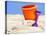 Lil Beach Bucket-Cindy Thornton-Stretched Canvas