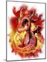 Lil Dragonz Element Series Fire-Sheena Pike-Mounted Giclee Print