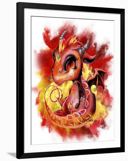 Lil Dragonz Element Series Fire-Sheena Pike-Framed Giclee Print