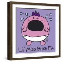 Lil Miss Bitch Fit-Todd Goldman-Framed Giclee Print