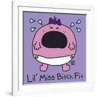 Lil Miss Bitch Fit-Todd Goldman-Framed Giclee Print