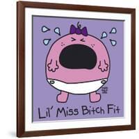 Lil Miss Bitch Fit-Todd Goldman-Framed Giclee Print