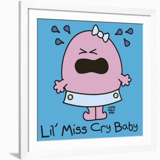 Lil Miss Cry Baby-Todd Goldman-Framed Giclee Print