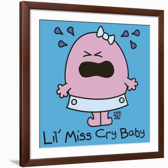 Lil Miss Cry Baby-Todd Goldman-Framed Giclee Print