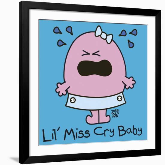 Lil Miss Cry Baby-Todd Goldman-Framed Giclee Print